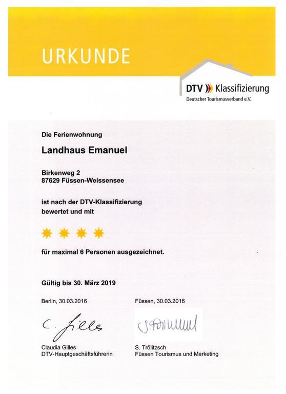 Landhaus Emanuel フュッセン エクステリア 写真
